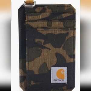 Carhartt Nylon Blind Duck Camo Front Pocket Wallet. RFID Blocking